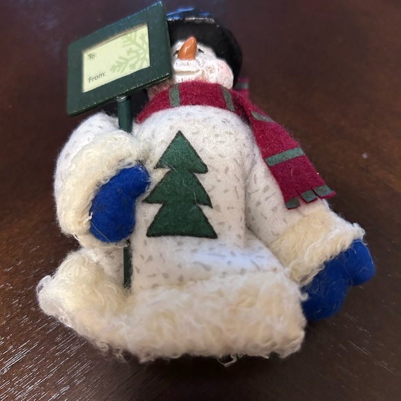 Decorative Snowman Winestopper. - Picture 2 of 6